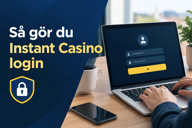 Så gör du Instant Casino login