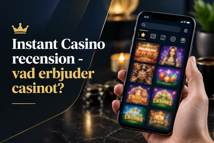 Instant Casino recension - vad erbjuder casinot?