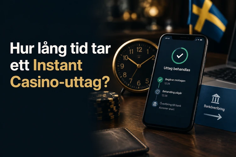 Hur lång tid tar ett Instant Casino-uttag?
